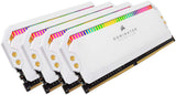 Corsair Dominator Platinum RGB 32GB 4x8GB DDR4 3200 C16 1.35V Desktop Memory White