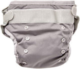 CLOSE PARENT NAPPY-Pop-in Minkee Washable Diaper Grey