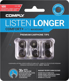 Comply 29-10111-11 Comfort Plus Premium Memory Foam Earphone Tips Tsx-100 Small 3 Pairs