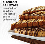Circulon Bakeware Nonstick Cookie Pan 10 Inch x 15 Inch Chocolate Brown