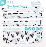 Bumkins Clear Travel Bag 3pack ZB3-10 TSA Compliant