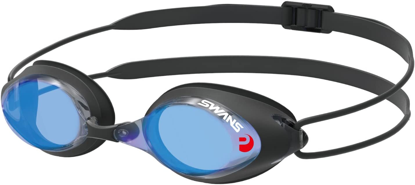 Swans SRX-M PAF SMBL Fina Approved Adult Racing Mirror Swim Goggles SmokeBlue