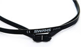 Swans SR-2NEVOP SMBK S-7.0 Optic Racing Swimming Goggles S-7.0 Lens Smoke Black