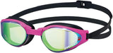 Swans SR-81M PAF LAVY Outdoor Adult Mirror Swim Goggles, Lavender/Yellow