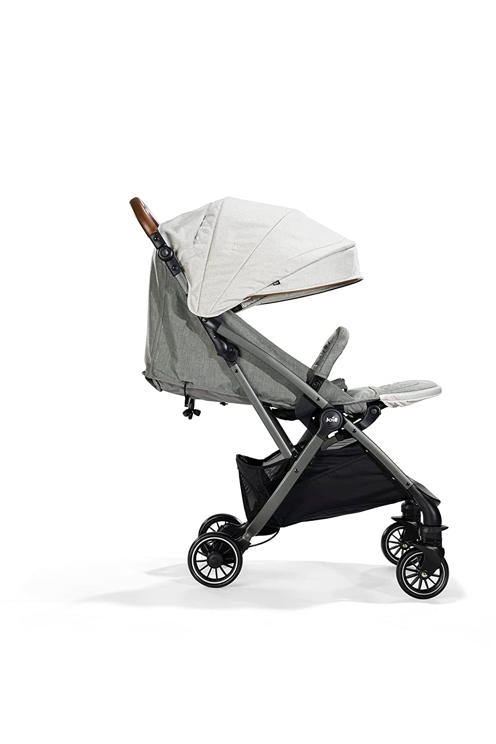 Joie Tourist Compact Lightweight Pram with 5-Point Harness LieFlat Recline 15 kg or 3 Years Oyster