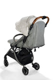 Joie Tourist Compact Lightweight Pram with 5-Point Harness LieFlat Recline 15 kg or 3 Years Oyster