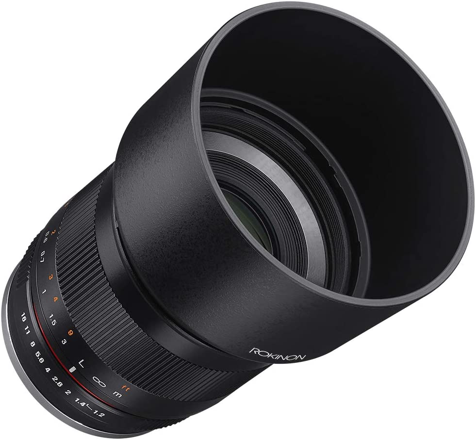 Rokinon SONY RK3512-E F1.2 High Speed Wide Angle Lens 35MM front minor scratch