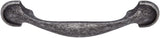 AmazonBasics Rounded Foot Cabinet Handle 4.63in Length 3in Hole Center) Antique Silver 10Pack