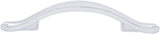 AmazonBasics Traditional Craftsman Cabinet Handle 5.13in Length 3in Hole Center Polished Chrome 10Pack