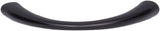 AmazonBasics Tapered Bow Cabinet Handle 3in Length 2.52in Hole Center Flat Black 10Pack