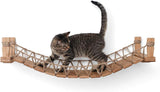 CatastrophiCreations Cat Bridge Wall-Mounted Play and Lounge Toy Cat Tree Tower Alternative for Pets