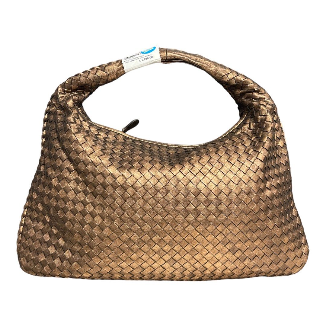 Bottega Veneta  Shoulder Bag Mettalic Bronze Hobo