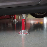 BIG RED T43004 Torin Aluminum Jack Stands with Locking Support Pins 3 Ton Capacity RedSilver 1 Pair