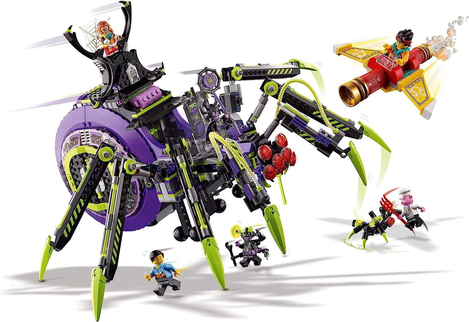 LEGO Monkie Kid 80022 Spider Queens Arachnoid Base