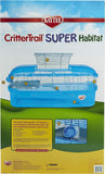 Kaytee 100533441 CritterTrail Super Habitat for Small Animals Blue