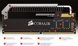 CORSAIR DOMINATOR PLATINUM 16GB 2x8GB DDR4 4000MHz C19 Desktop Memory + RGB Airflow Fan