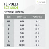 FlipBelt Zipper Running Belt Fanny Pack XXL