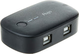 Flujo AH-58 Sharing Switch with USB 2.0 Black