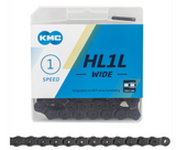KMC HL1L Wide Black 100 Links 1/8 Bullet Pin (HL710) Connector