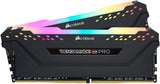 CORSAIR VENGEANCE RGB PRO 16GB 2x8GB DDR4 2666MHz C16 LED Desktop Memory Black