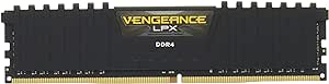 CORSAIR CMK8GX4M1A2400C16 DDR4 DRAM 2400MHz Memory Kit Vengeance LPX Black 8GB