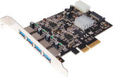 Vantec 4Port Dedicated 10Gbps USB 3.1 Gen 2 PCIe Host Card