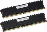 Corsair Vengeance® LPX 8GB (2x4GB) DDR4 DRAM 2400MHz (PC4-19200) C14 Memory Kit - Black