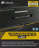 Corsair Vengeance 16GB (2x8GB) DDR4 2666 (PC4-21300) C16 for DDR4 Systems, White LED