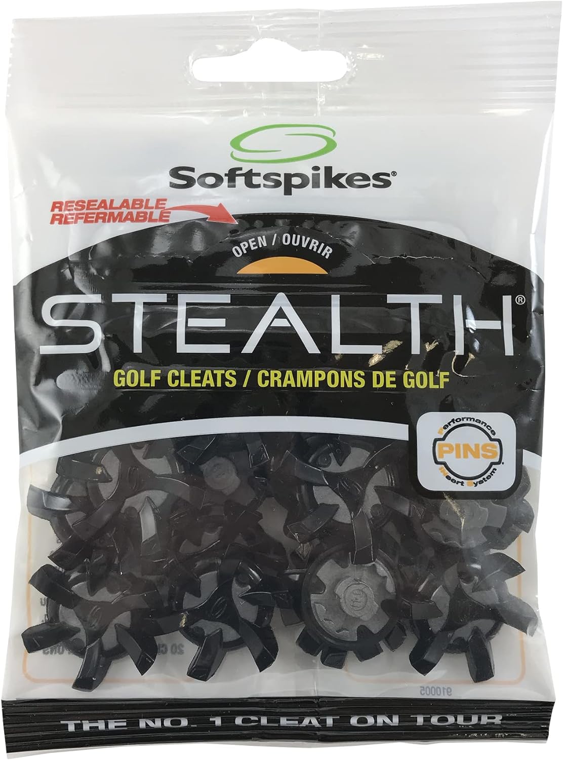 Softspikes Stealth Golf Cleats 20pc Pack